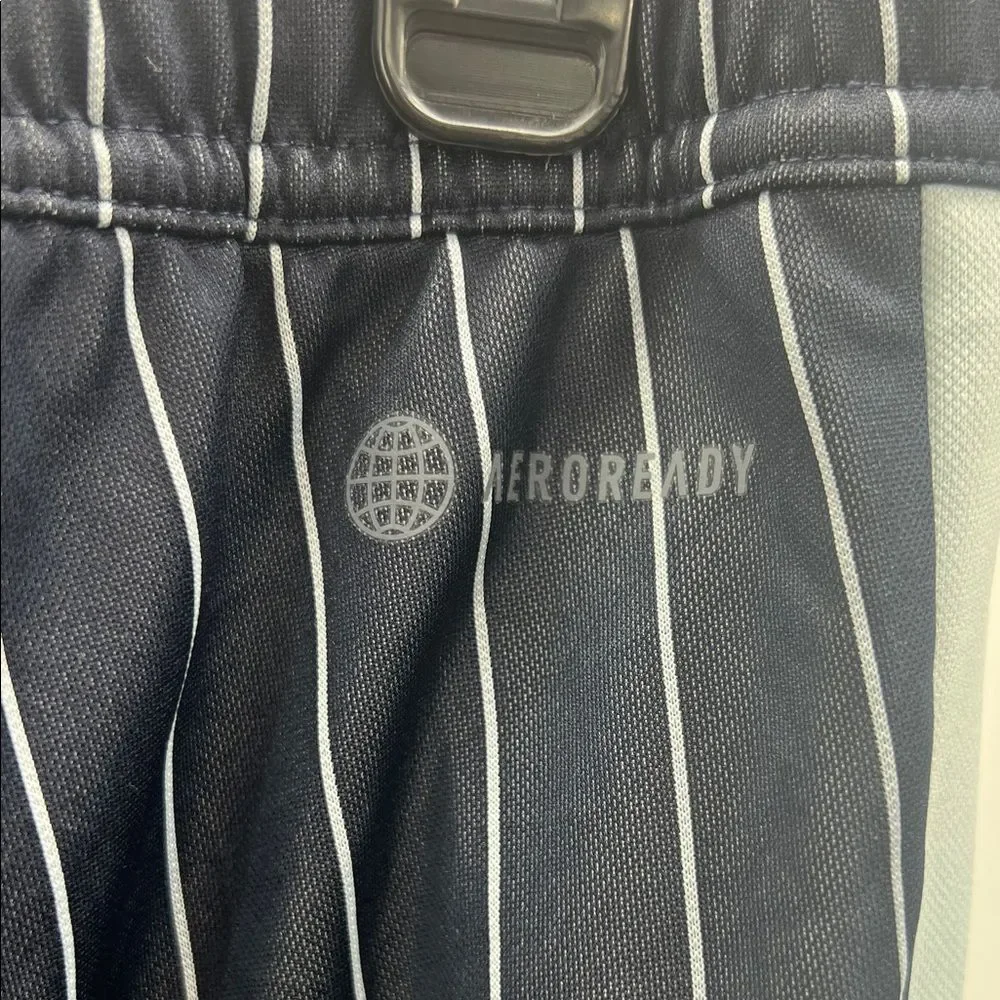adidas navy and pastel blue Striped Joggers track pants